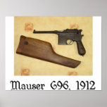 classic guns - Mauser C96 Print