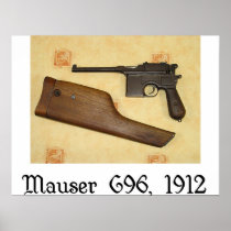 classic guns - Mauser C96 Print