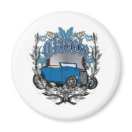 Classic Heraldry T Bucket magnet