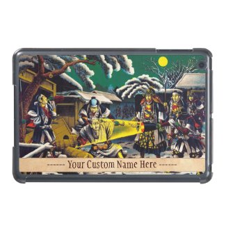 Classic historical painting Japan Bushido paragon Case For iPad Mini