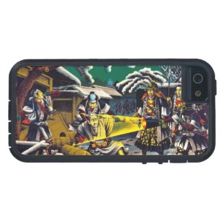 Classic historical painting Japan Bushido paragon iPhone 5/5S Cases