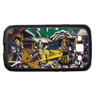 Classic historical painting Japan Bushido paragon Samsung Galaxy SIII Cover