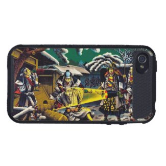 Classic historical painting Japan Bushido paragon iPhone 4 Cover
