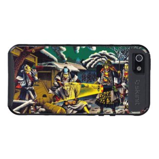 Classic historical painting Japan Bushido paragon Cover For iPhone 5/5S