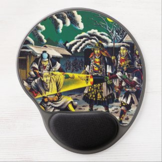 Classic historical painting Japan Bushido paragon Gel Mouse Mats