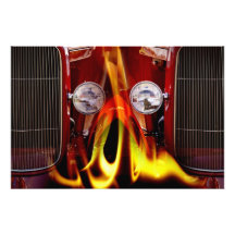 Classic Hot Car Photograph