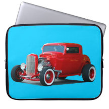Classic Hot-Rod Car Computer Sleeve