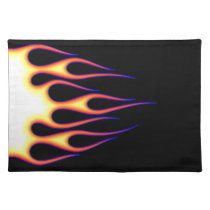 Classic Hot Rod Flames Placemat placemats