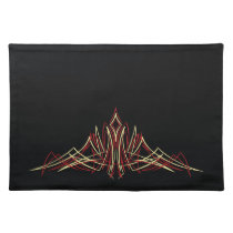 Classic Hot Rod Pinstripe 2 Placemat placemats