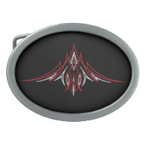 Classic Hot Rod Pinstripe belt buckles