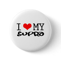 Classic "I Love My Supra" design buttons by ImportThreadz Classic "I Love My Supra" design buttons