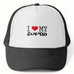 Classic "I Love My Supra" design hats