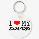 round_keychain - Classic "I Love My Supra" design.
Available on T-shirts, Pins, Buttons, 
Stickers, Hats, Mugs, Mousepads, and more.