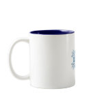 Classic Icy Blue Winter Christmas Snowflake mugs