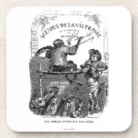Classic Illustration Animals Painting a Picture Drink Coasters