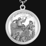 Classic Illustration Animals Painting a Picture Pendants