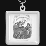 Classic Illustration Animals Painting a Picture Necklace