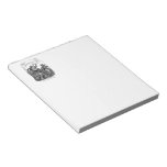 Classic Illustration Animals Painting a Picture Note Pad
