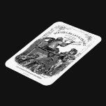 Classic Illustration Animals Painting a Picture Flexible Magnet