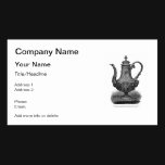 Classic Illustration Coffeepot by Christofle Business Cards