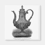 Classic Illustration Coffeepot by Christofle Fridge Magnet