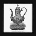 Classic Illustration Coffeepot by Christofle Fridge Magnet