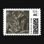 Classic Illustration for The Lady of Shalott Postage Stamp