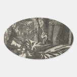 Classic Illustration for The Lady of Shalott Sticker