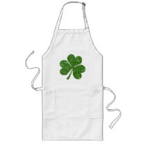 Classic Irish Shamrock Apron