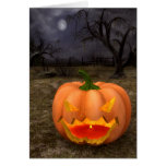Classic Jack-O-Lantern Halloween Card