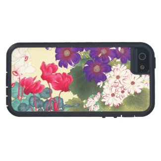Classic japanese vintage watercolor flowers art case for iPhone 5