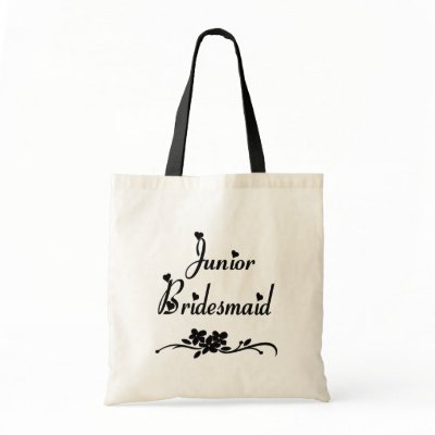 Classic Junior Bridesmaid Tote Bags