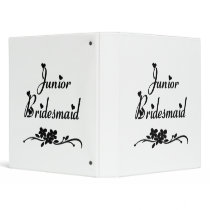 Classic Junior Bridesmaid 3 Ring Binders