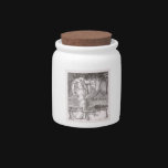 Classic Lady of Shalott Tangled in Webs Candy Jar