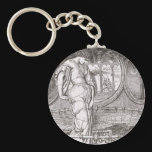 Classic Lady of Shalott Tangled in Webs Keychains