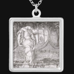 Classic Lady of Shalott Tangled in Webs Necklaces