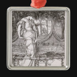 Classic Lady of Shalott Tangled in Webs Christmas Ornaments