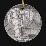 Classic Lady of Shalott Tangled in Webs Christmas Tree Ornaments