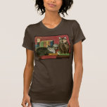 Classic Literary Cats Poe Dickens Stoker Art Shirt t-shirts