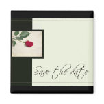 Classic Look Save the Date Magnet