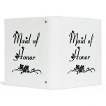 Classic Maid Of Honor Binder