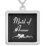 Classic Maid Of Honor Personalized Necklace