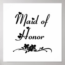 Classic Maid Of Honor Print