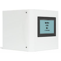 Classic Matte Black Frame Vinyl Binders