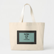 Classic Matte Black Frame Tote Bag