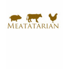 ladies_casual_tshirt - A Pig / Pork, A Cow / Beef, and a Chicken all adorn this classic Meatatarian design.  Perfect for the meat eating Meatatarian in your life.: Sizes  Available colors: black