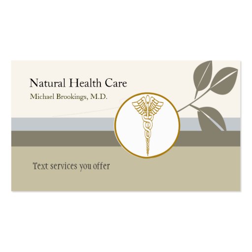 Classic Medicine Elegant Business Card Template
