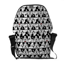 Classic Mickey Face Messenger Bag at Zazzle