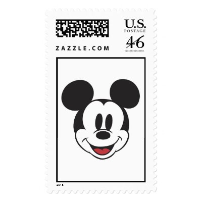 Classic Mickey Face postage
