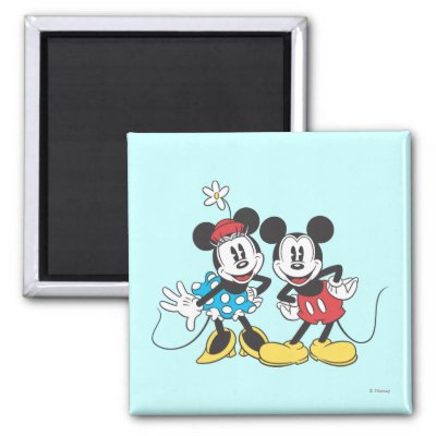 Classic Mickey Mouse & Minnie magnets